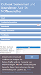 Mobile Screenshot of monewsletter.de