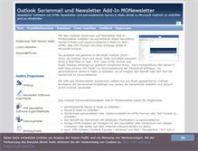 Tablet Screenshot of monewsletter.de